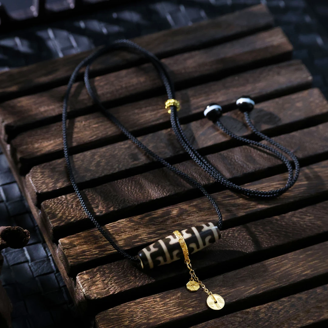 【思嘉】破界 · 无界天珠无拘无束18k项链 | 多样性发一 BA0186