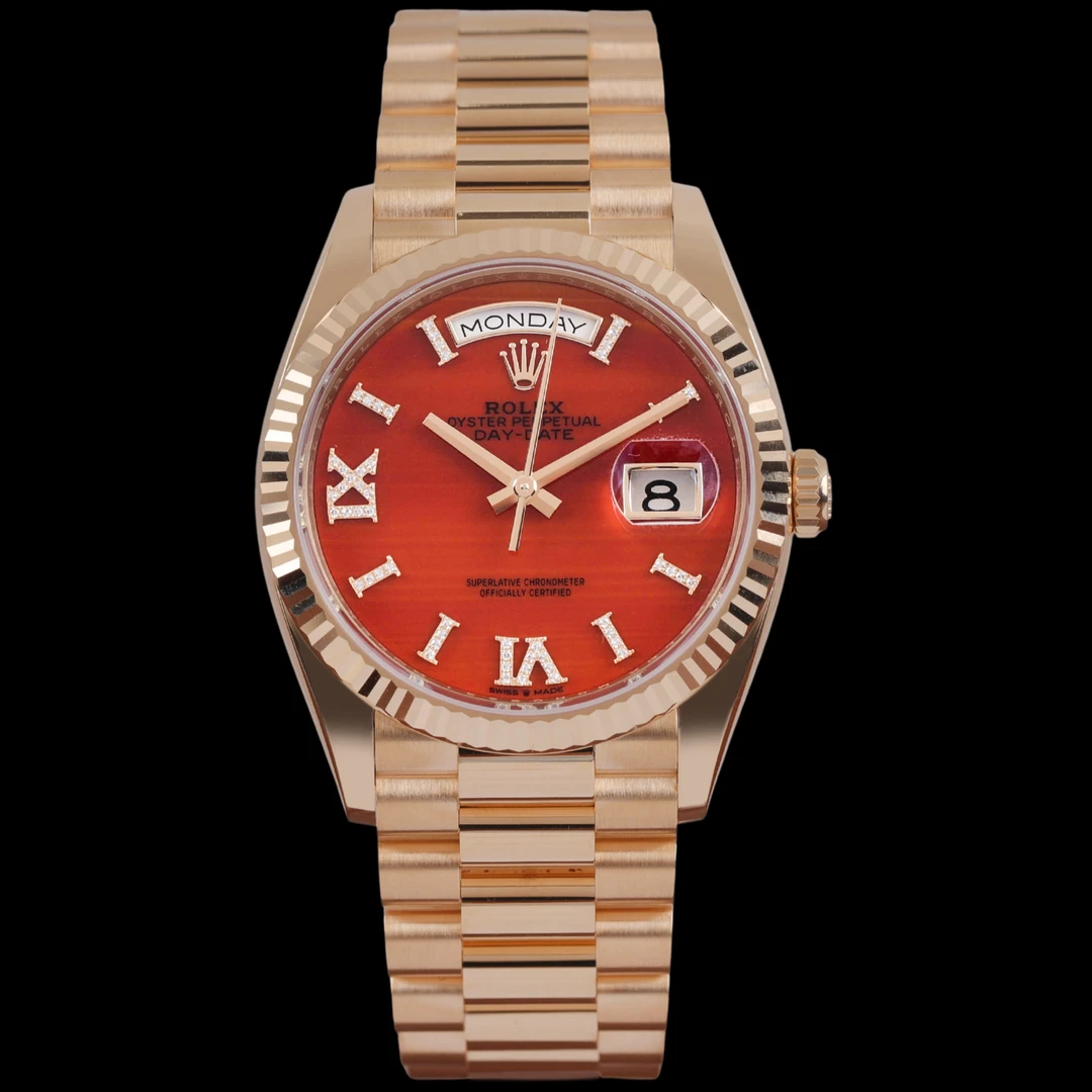 未使用 Rolex/劳力士 童/红玉髓128238/25年未使用全套/36mm