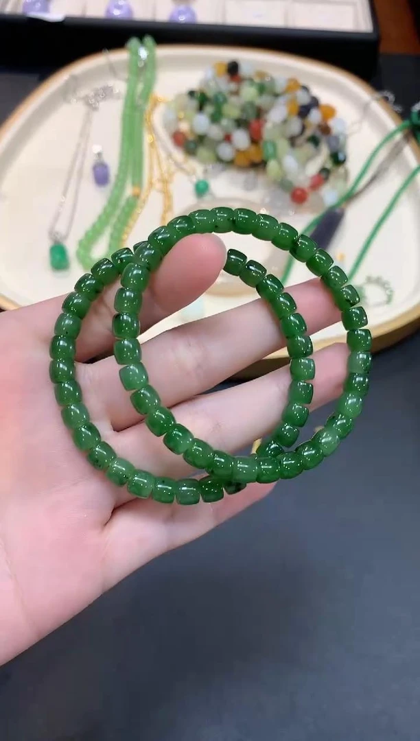 和田玉手串-多样性发一件-约卡6mm-YG299-JX|BHT6