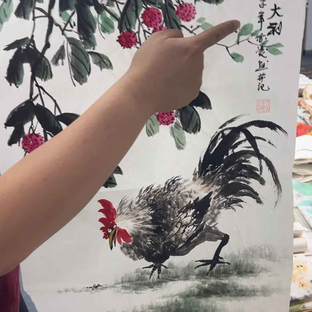 国画纯手绘字画宣纸