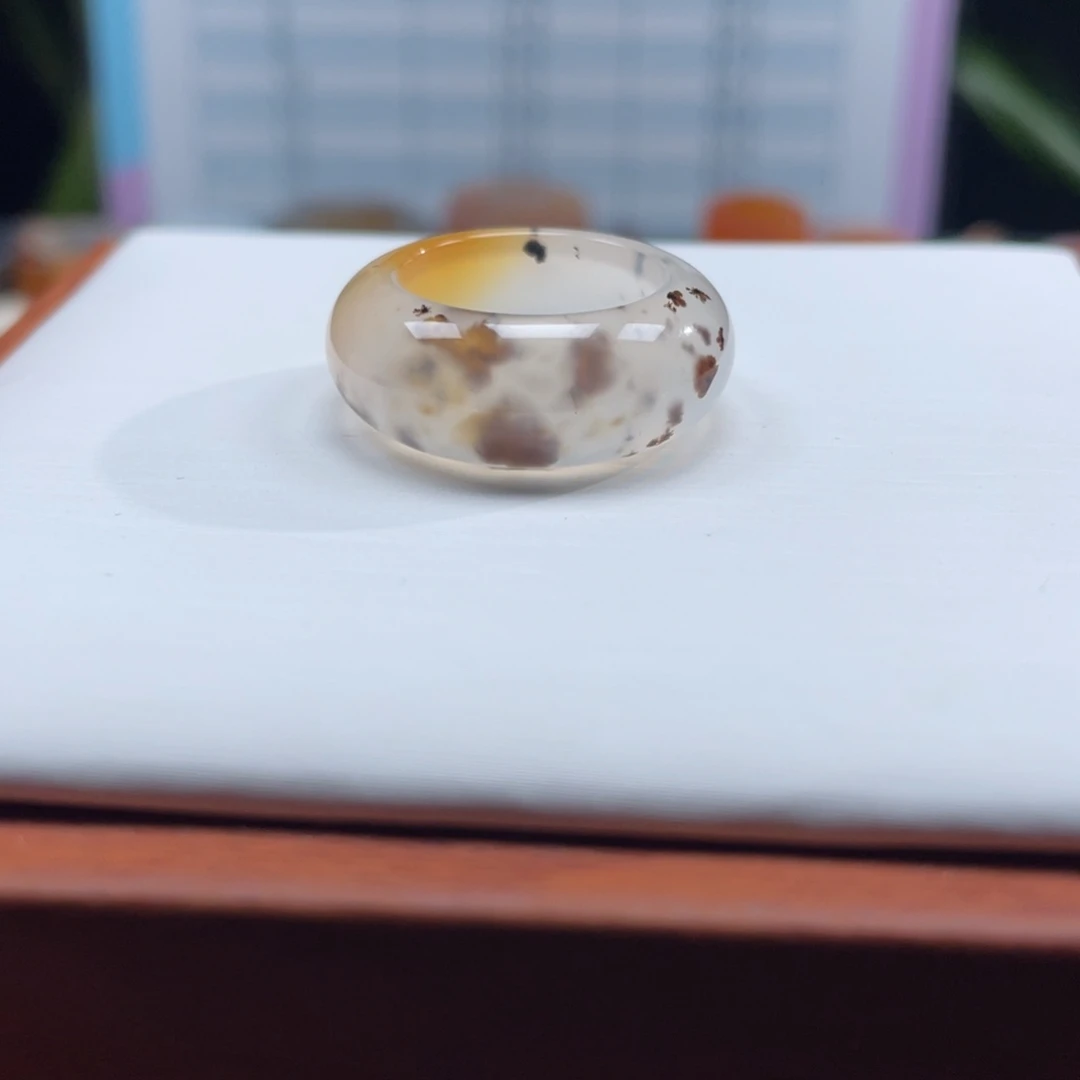 玛瑙/玉髓未镶嵌戒指Z17港14