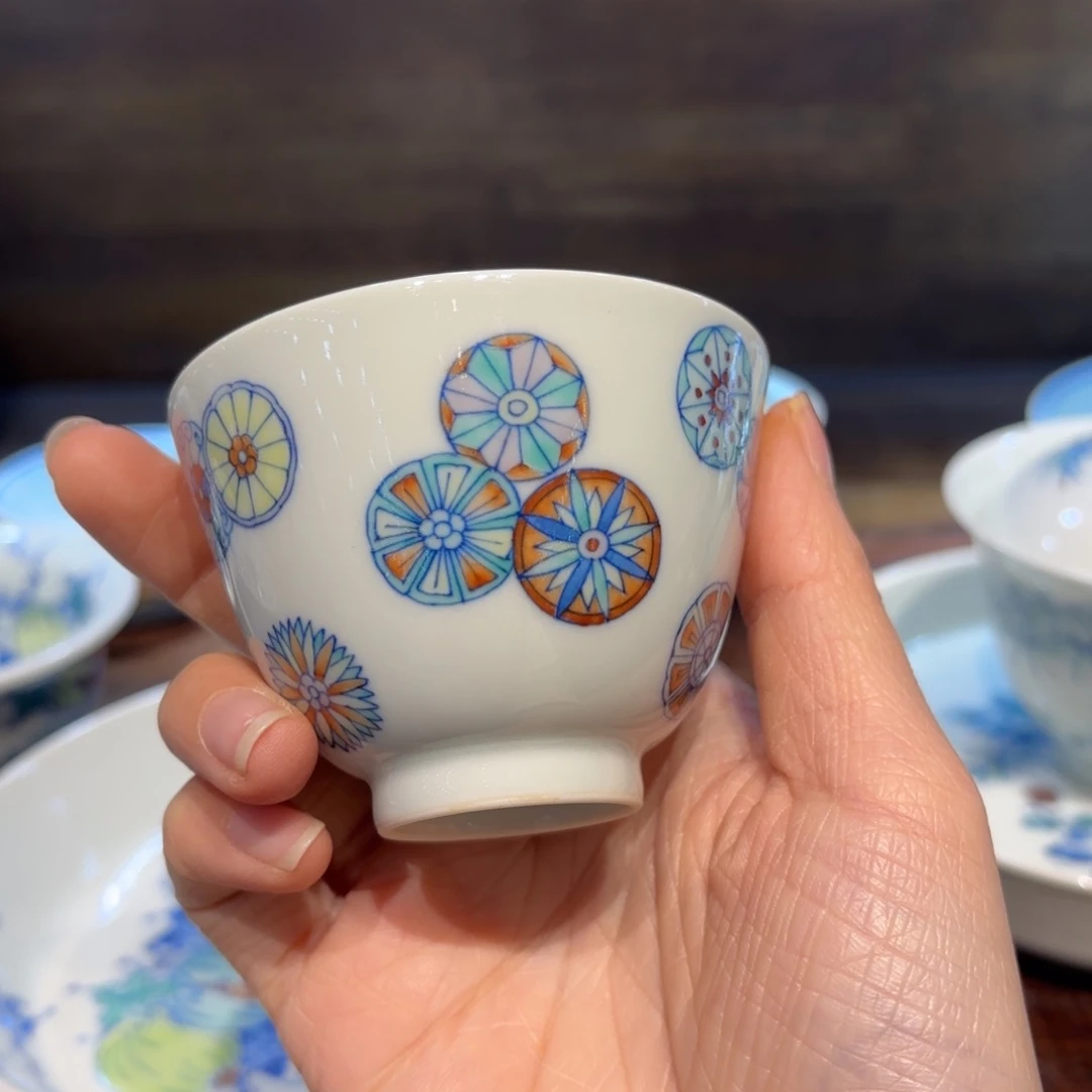 瓷片素**雪景德镇纯手工手绘