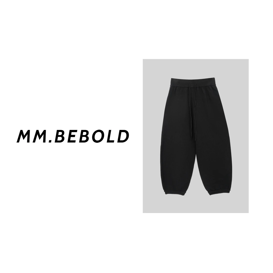 【妙姐精选】半刻 抽绳松弛垂坠毛感裤LJL25447