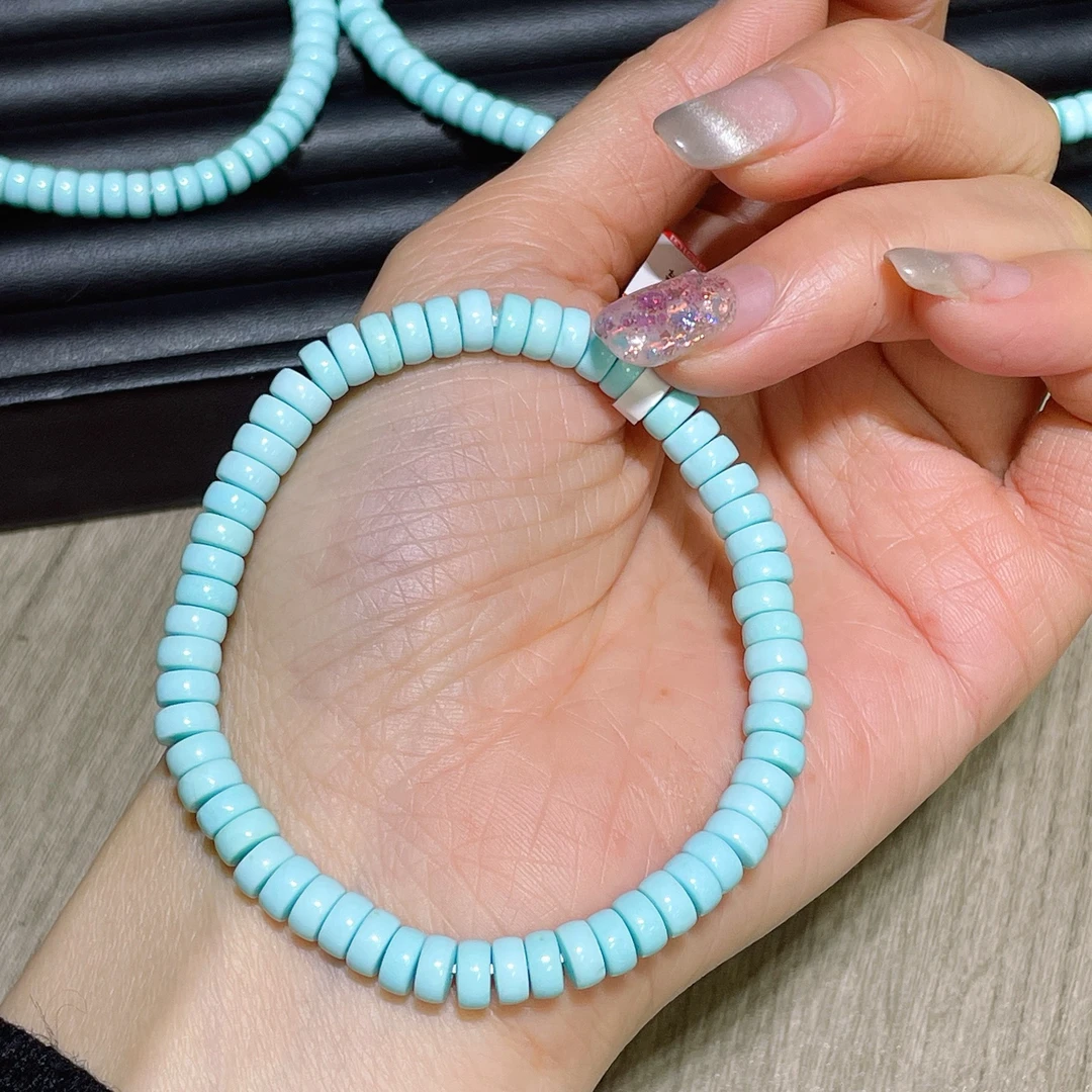 非金属珐琅手链 新品 菱镁 直切单圈手链 尺寸：6×3MM左右