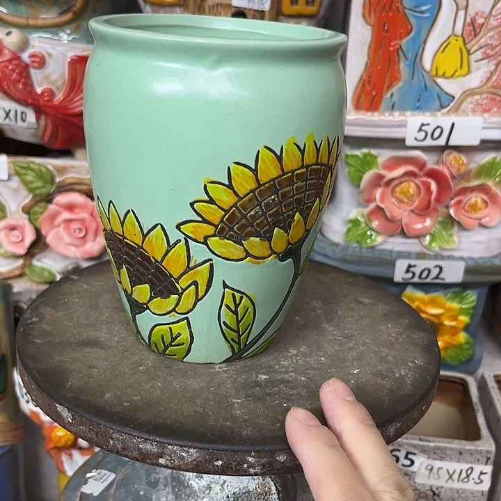 粗陶材质多肉花盆