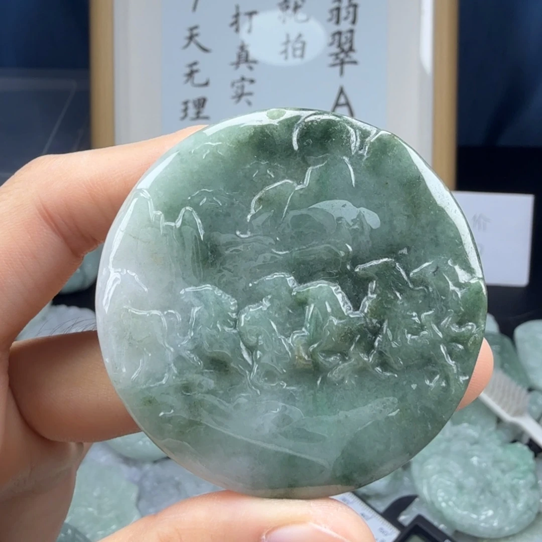 颈饰未镶嵌翡翠翡翠