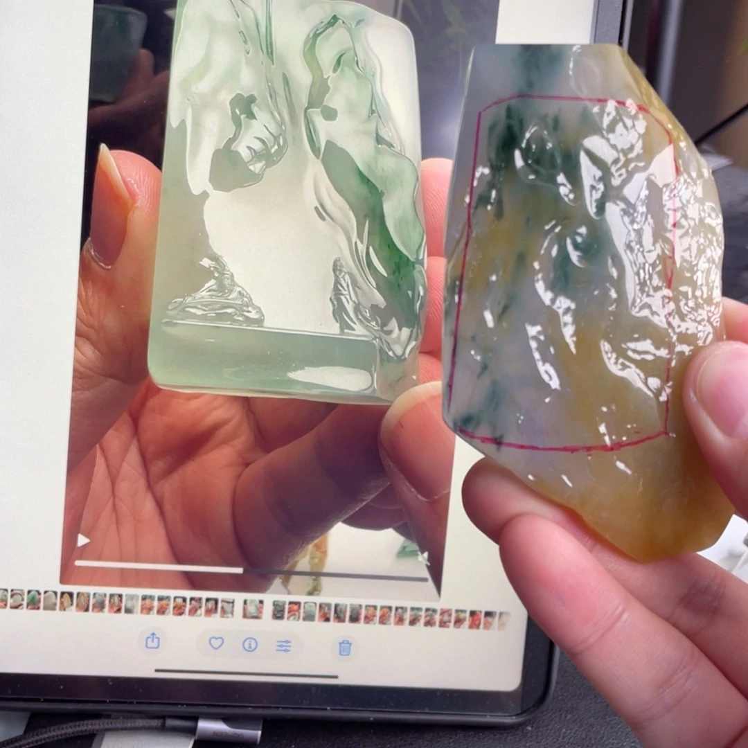 定制翡翠未镶嵌包工