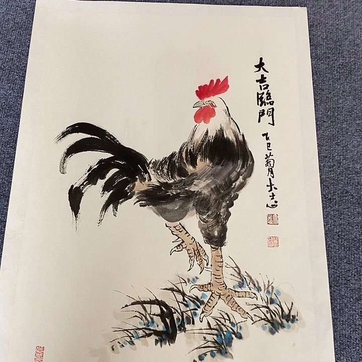 国画纯手绘写意画作45*68