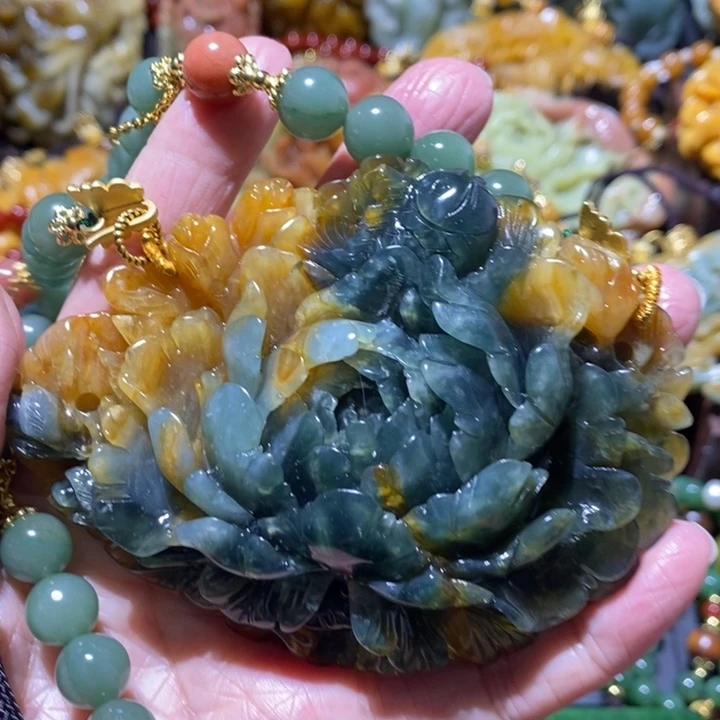 岫玉岫玉吊坠未镶嵌