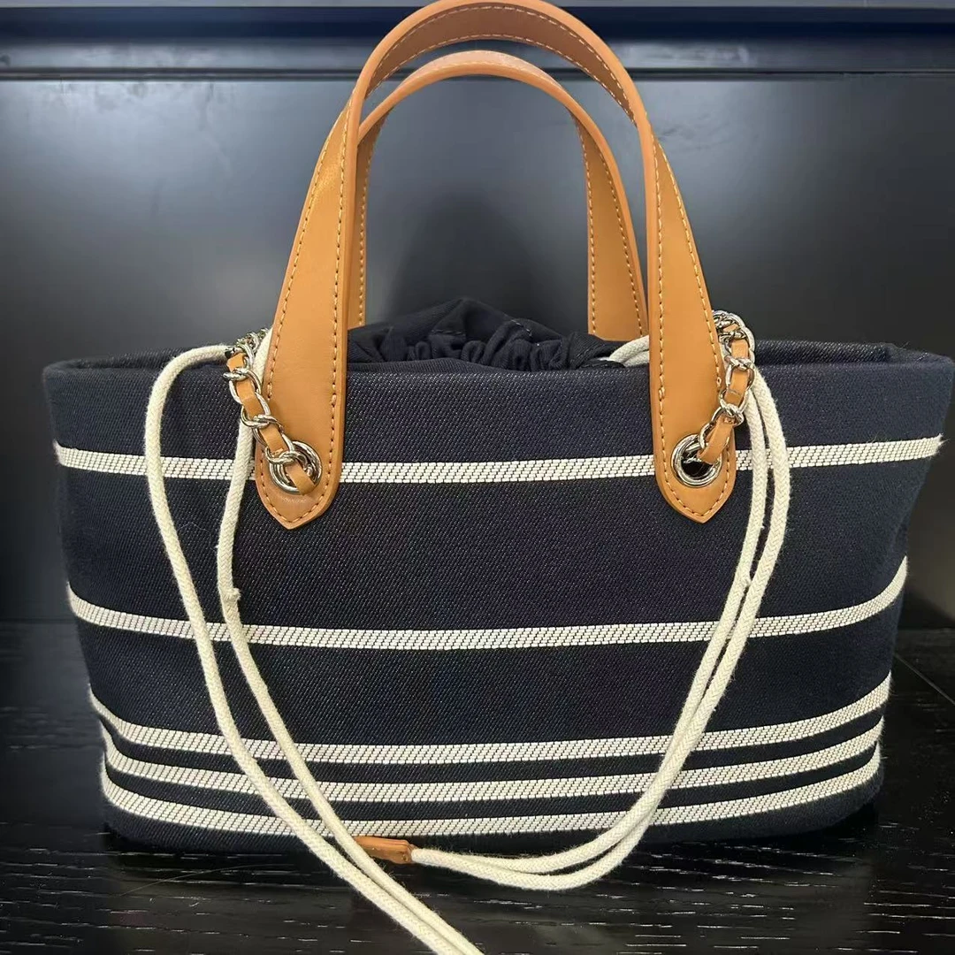 COCO DICV2025新款高端定制时尚女包 小5条 深蓝色