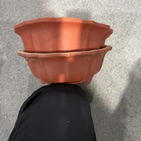 紫砂茶碗琳****?紫砂花盆