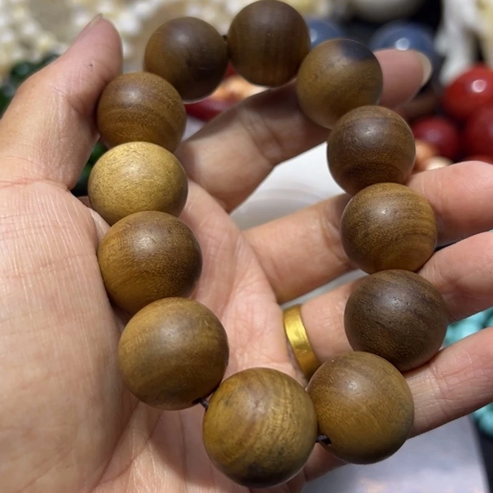 大果紫檀（缅甸花梨）8.5厘米大球摆件