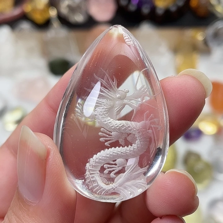 未镶嵌颈饰水晶白水晶龙