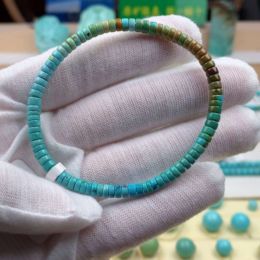 绿松石未镶嵌珠宝奇石4mm