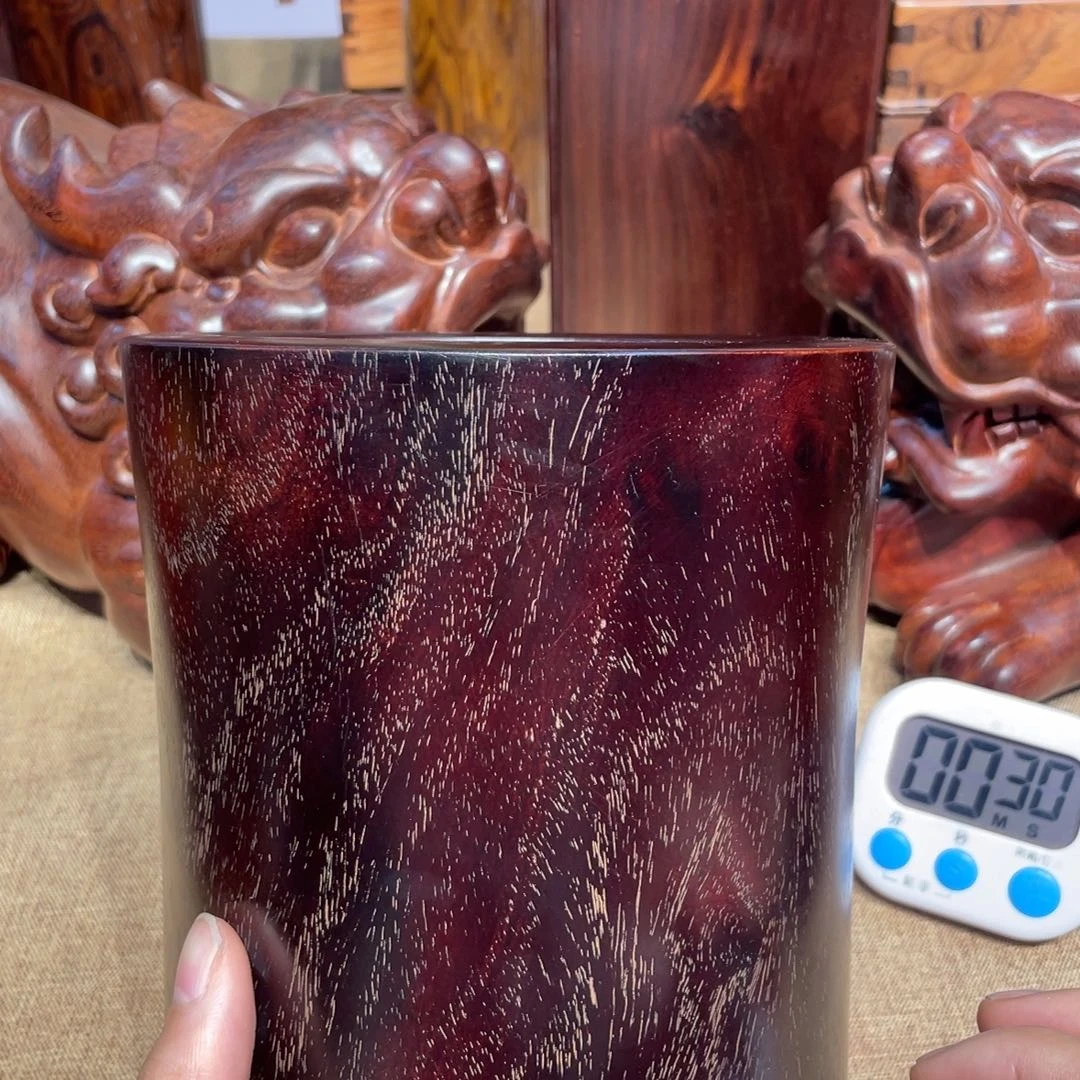 木白****天笔筒小叶紫檀