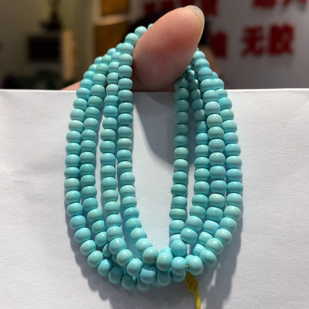 未镶嵌绿松石长链