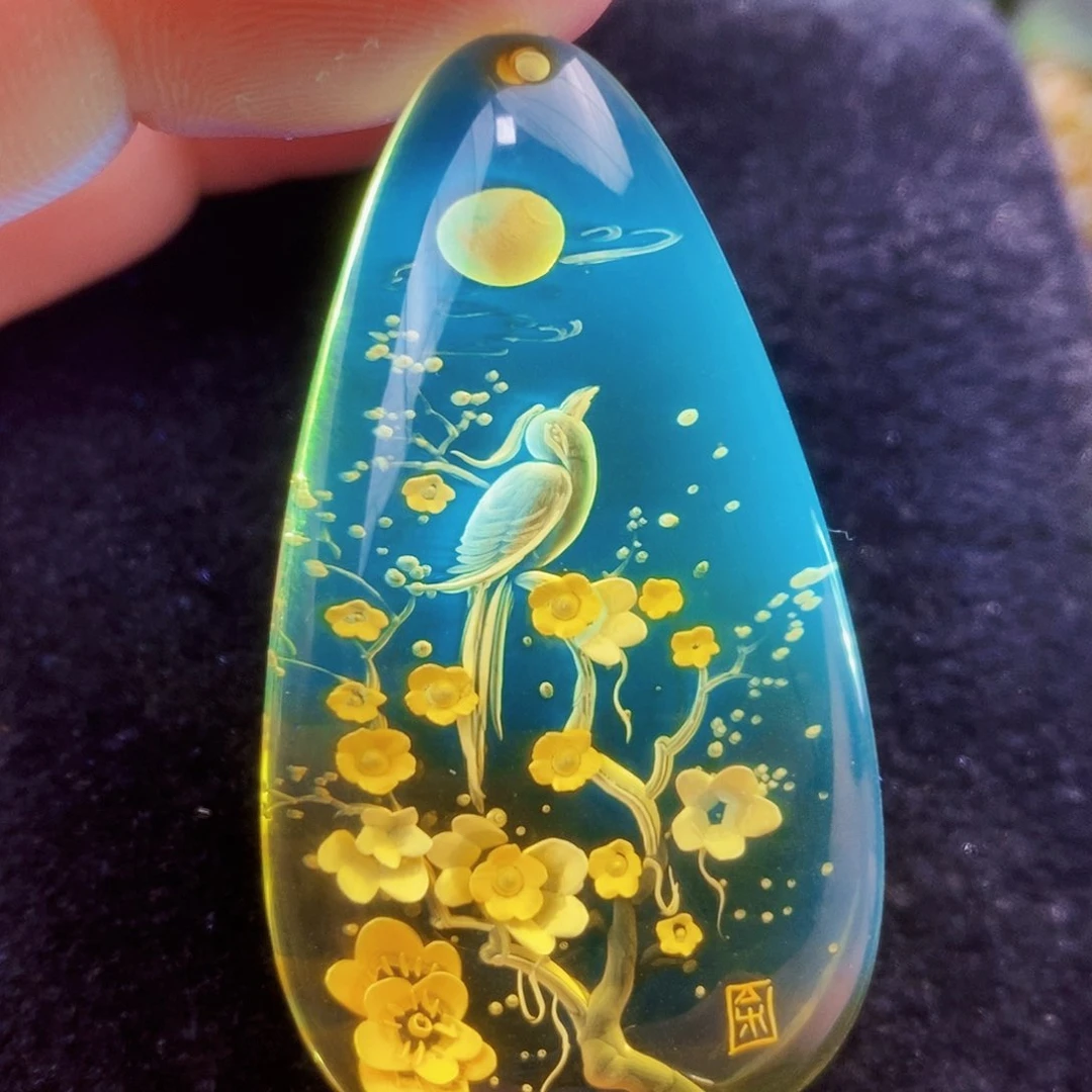 【闪购商品】金珀吊坠(不含链)未镶嵌