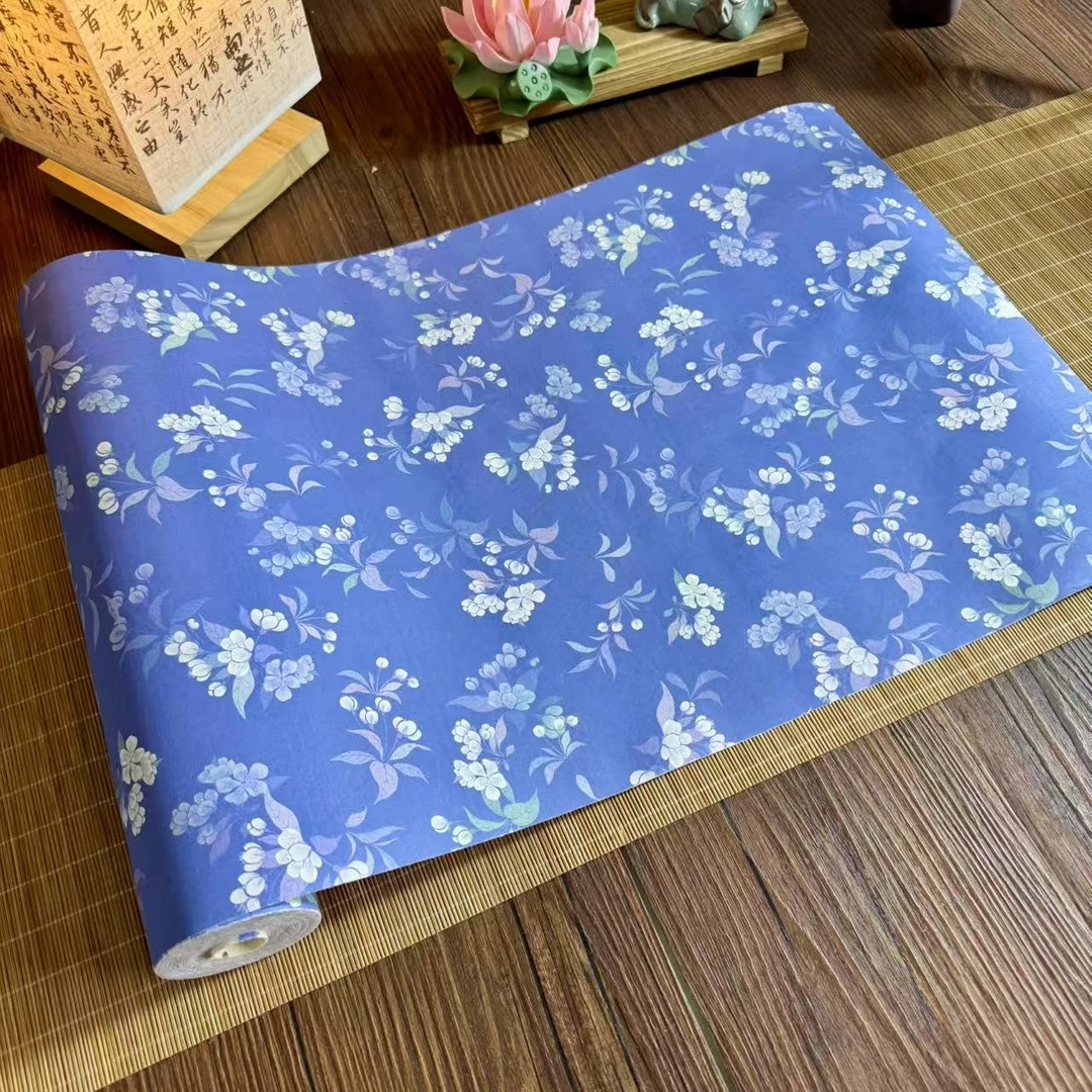 静德斋加厚【微喷蜡染绢纸20米画绪长卷】小楷小行草书法作品长卷