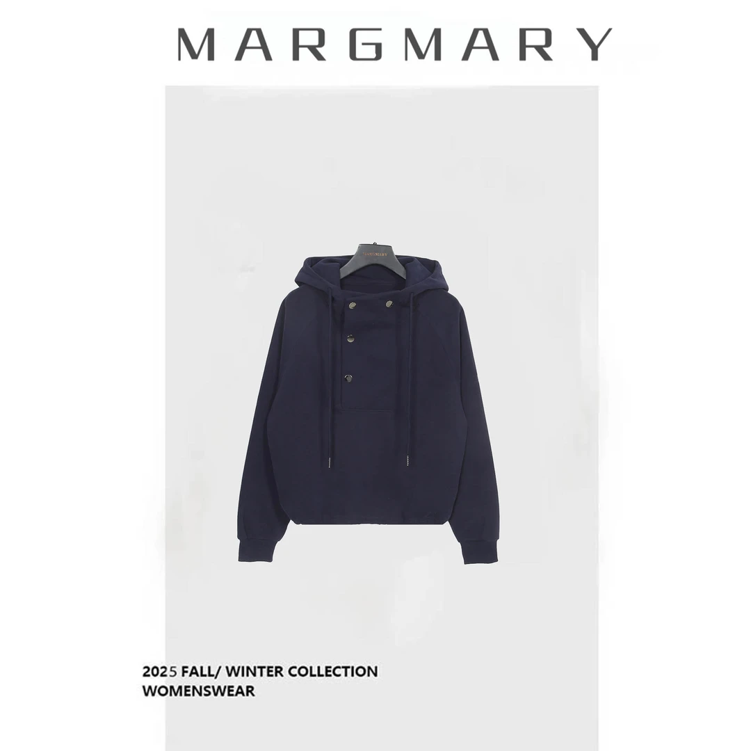 2025春季设计师新款休闲时尚百搭潮流舒适宽松显瘦连帽卫衣