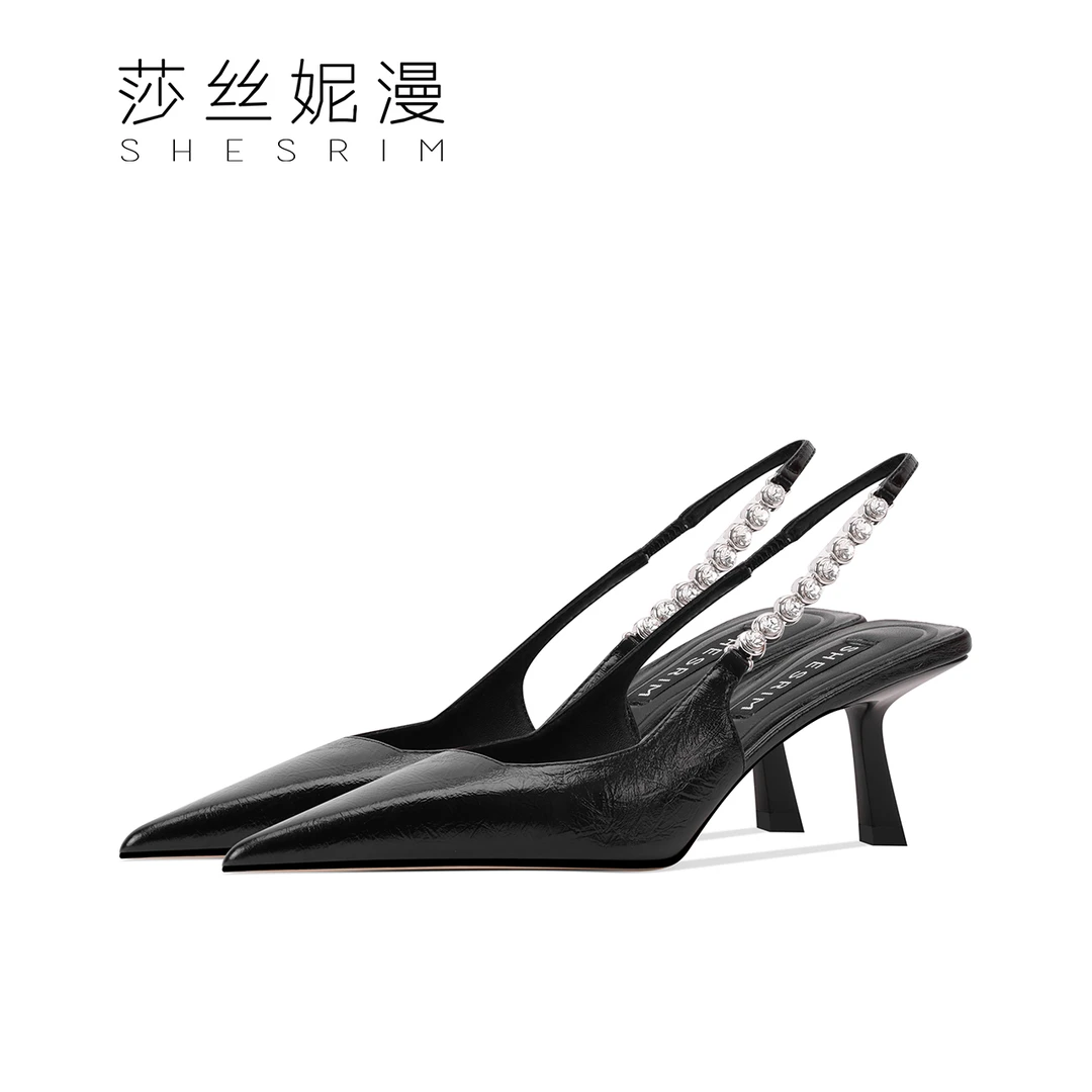 85-夏季细跟新款上2024年夏季时尚百搭凉鞋轻奢气质女士高跟性感