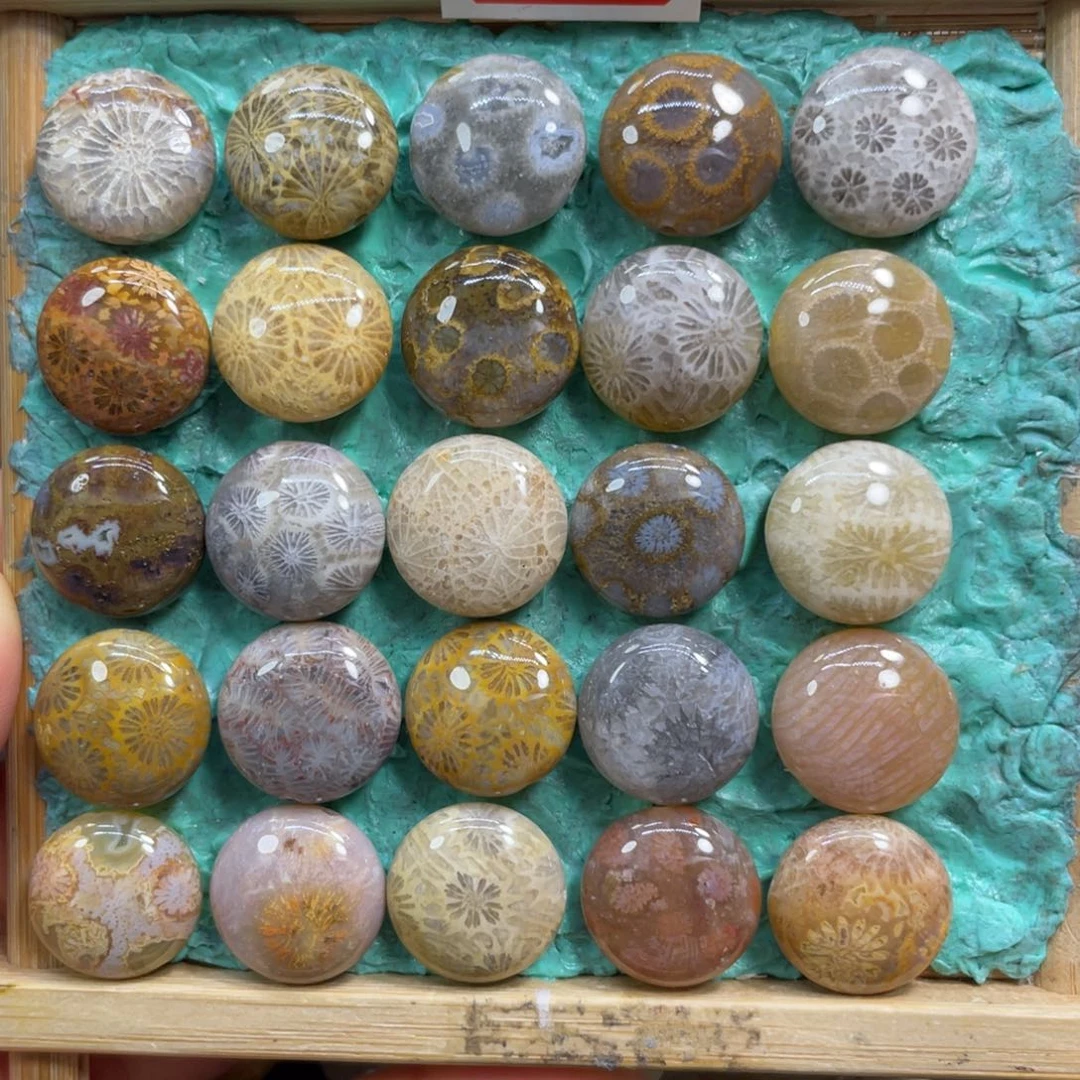 硅化玉未镶嵌颈饰圆饼20米1个