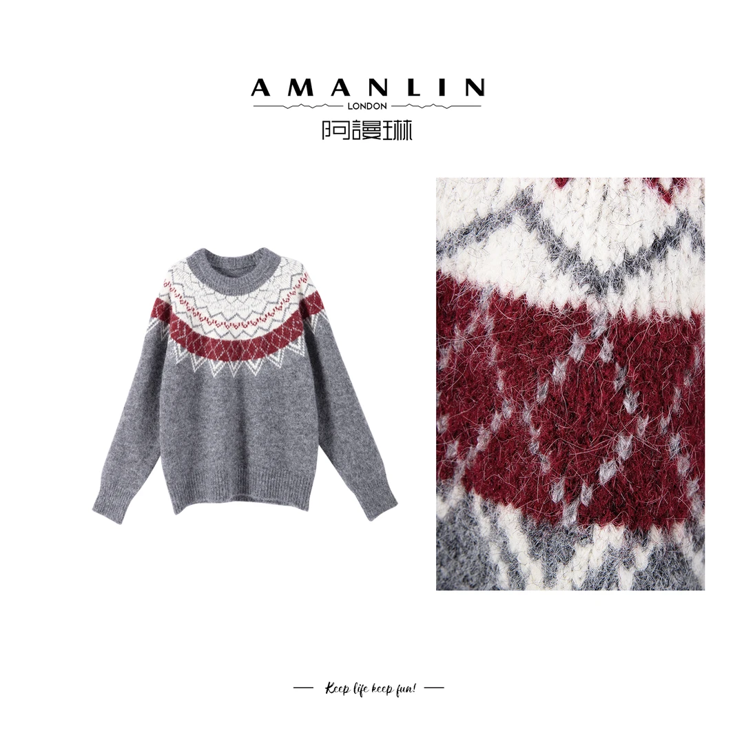 冬季显瘦设计感百搭高级感时尚毛衣ins风上衣F595051