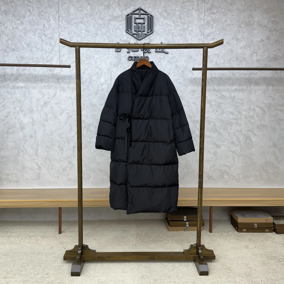 面包羽绒！95白鸭绒新中式长外套！GZ7102