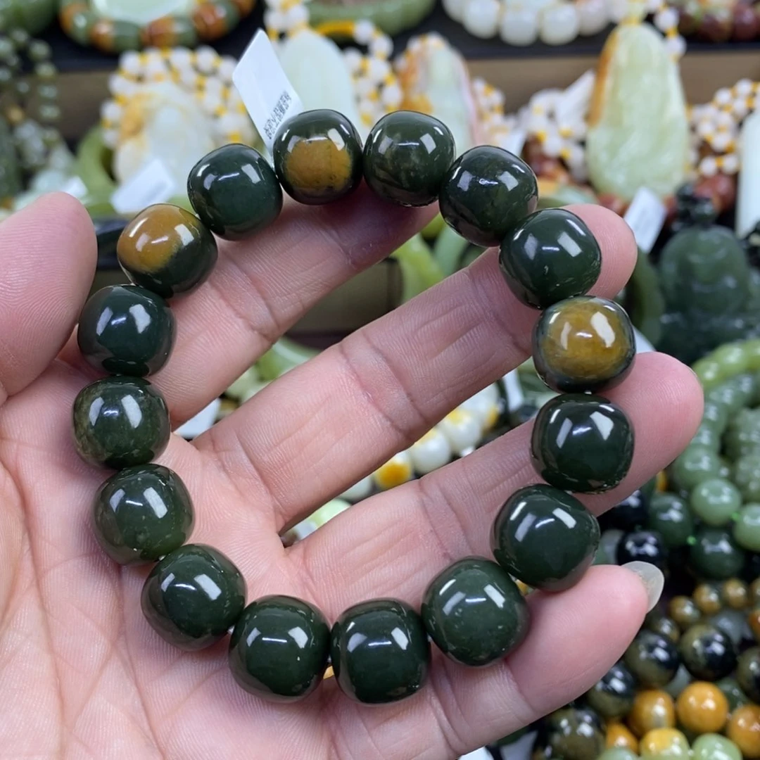 未镶嵌手链透闪石质玉