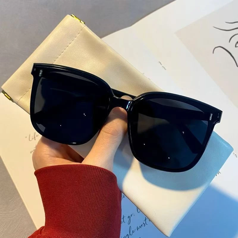 女士大方框墨镜大脸显瘦防紫外线百搭遮阳时尚太阳眼镜