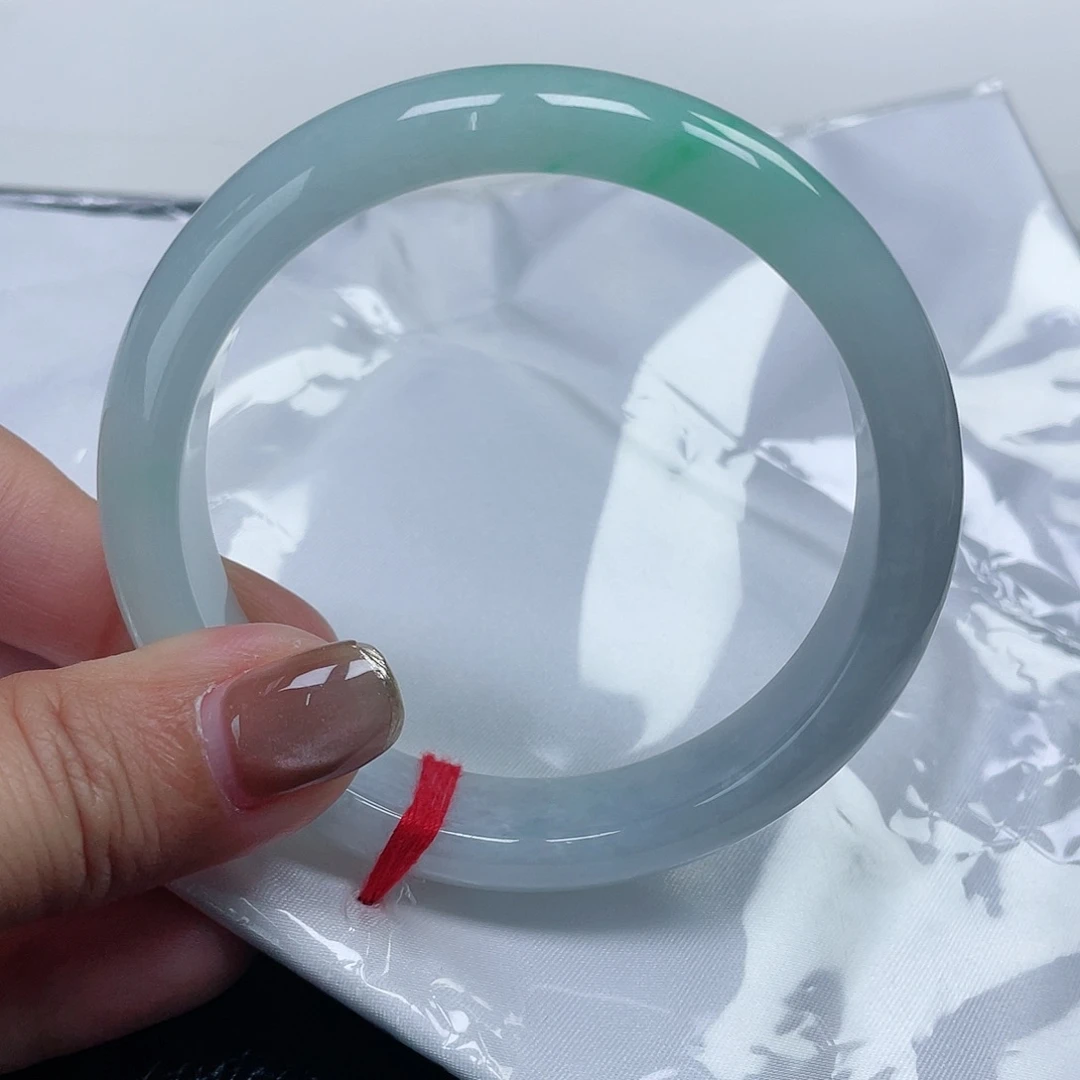 翡翠手镯未镶嵌缅甸翡翠59圈8