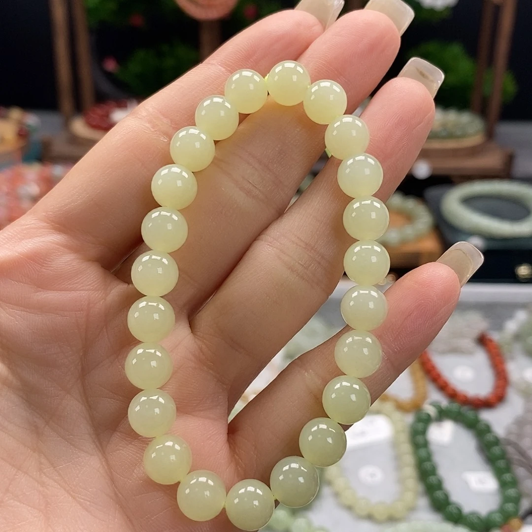 未镶嵌手链和田玉黄口