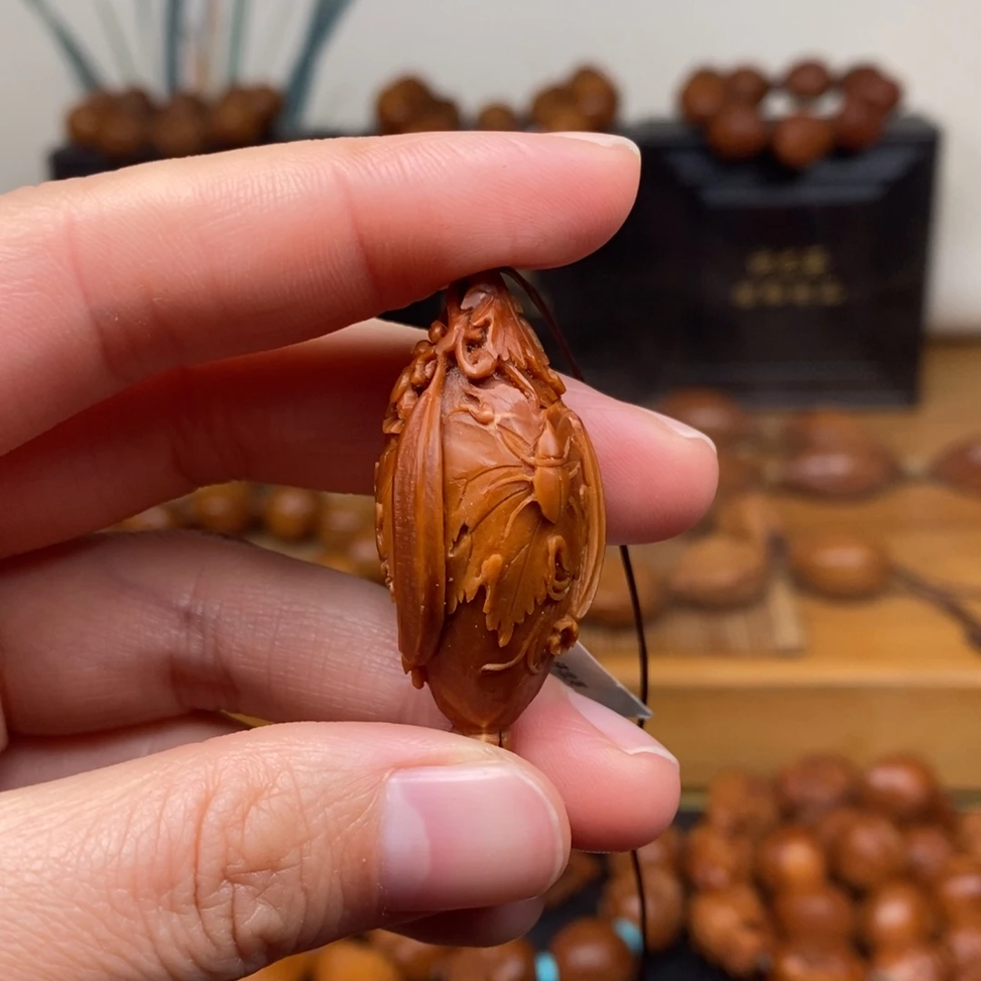 吊坠橄榄核许忠英老师丝瓜