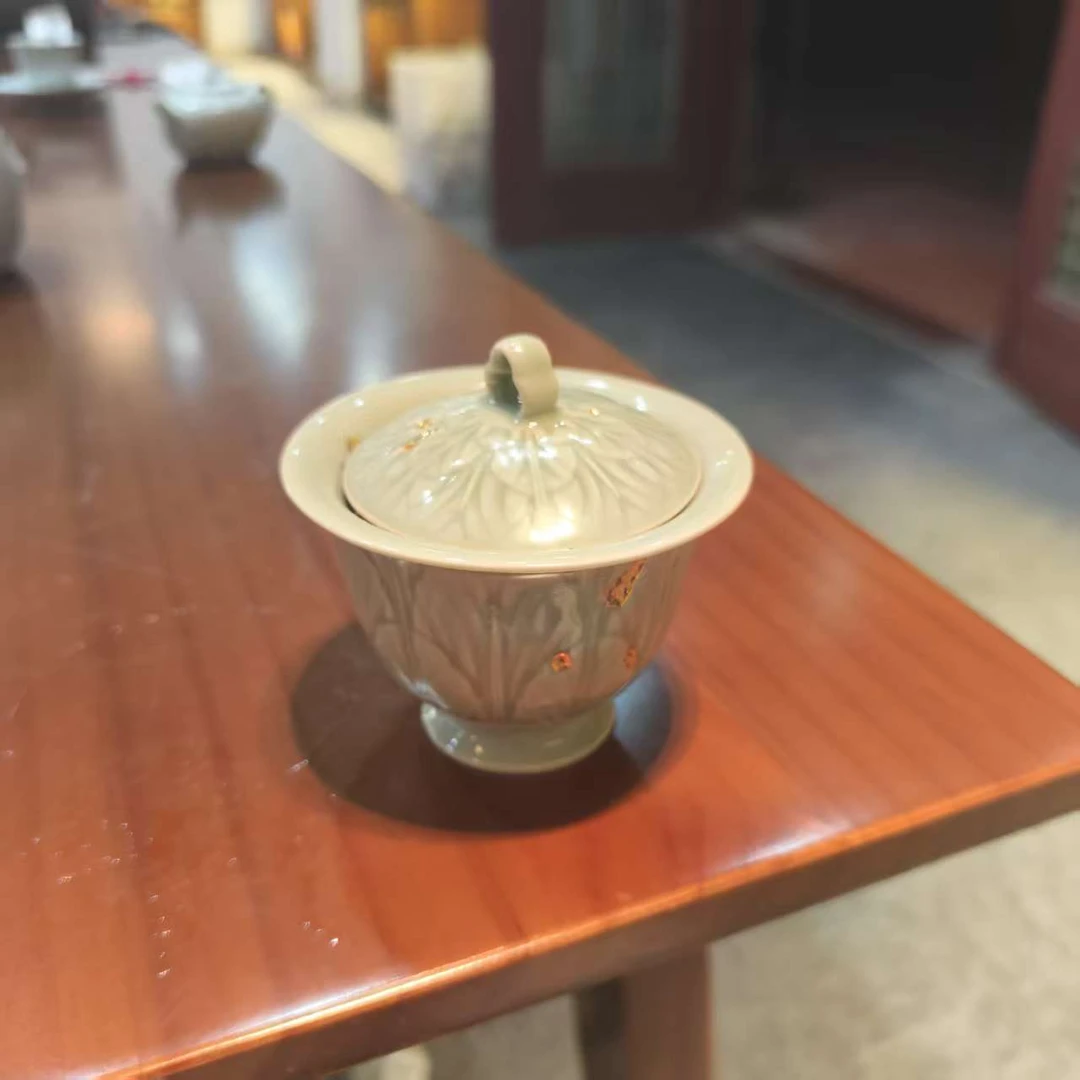 北溪堂-点金二才盖碗T2524