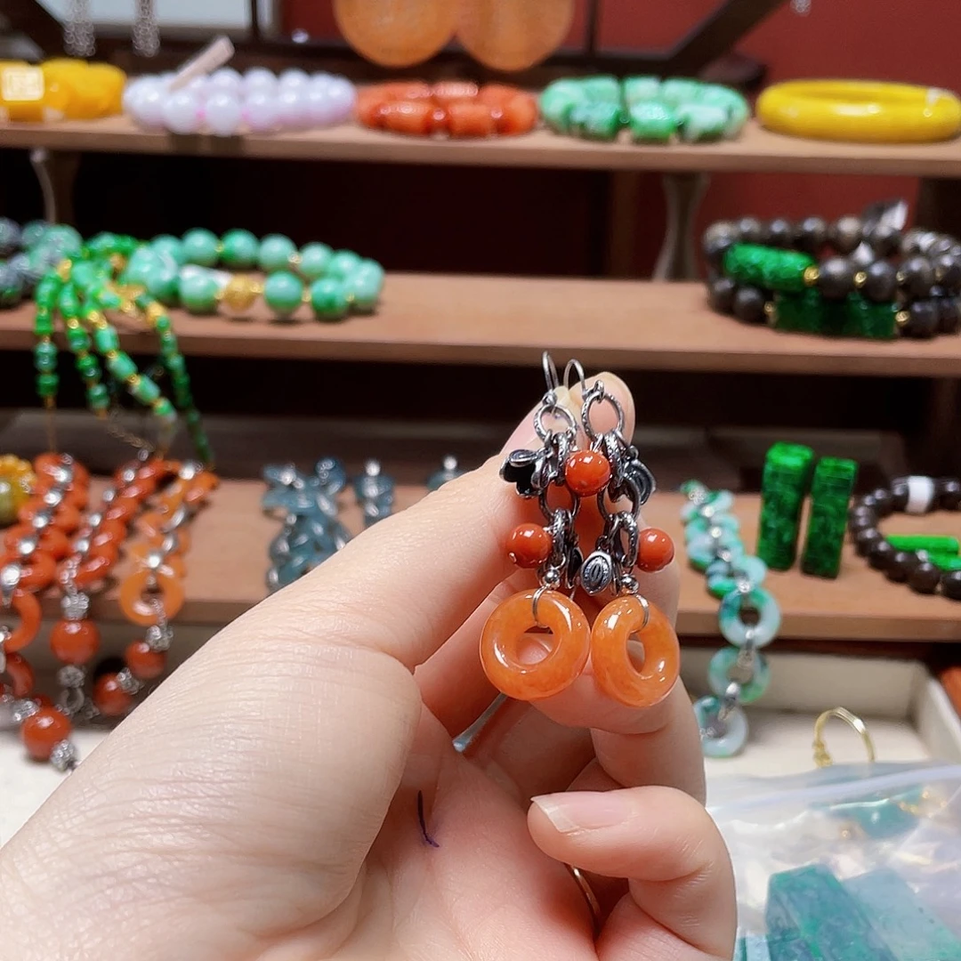 翡翠未镶嵌手链饰品