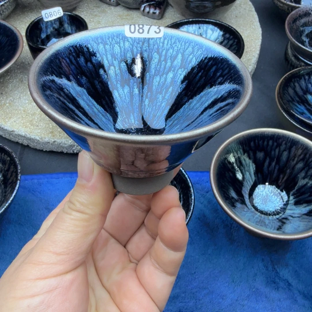 茶盏秦国凤百花斗笠873