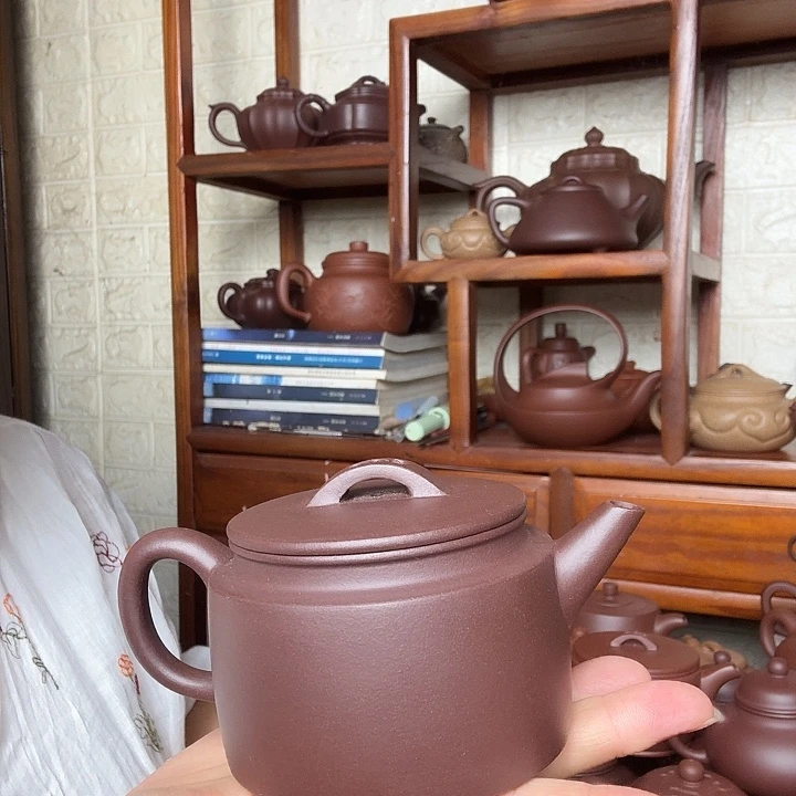 茶壶紫砂汉瓦240cc半手工