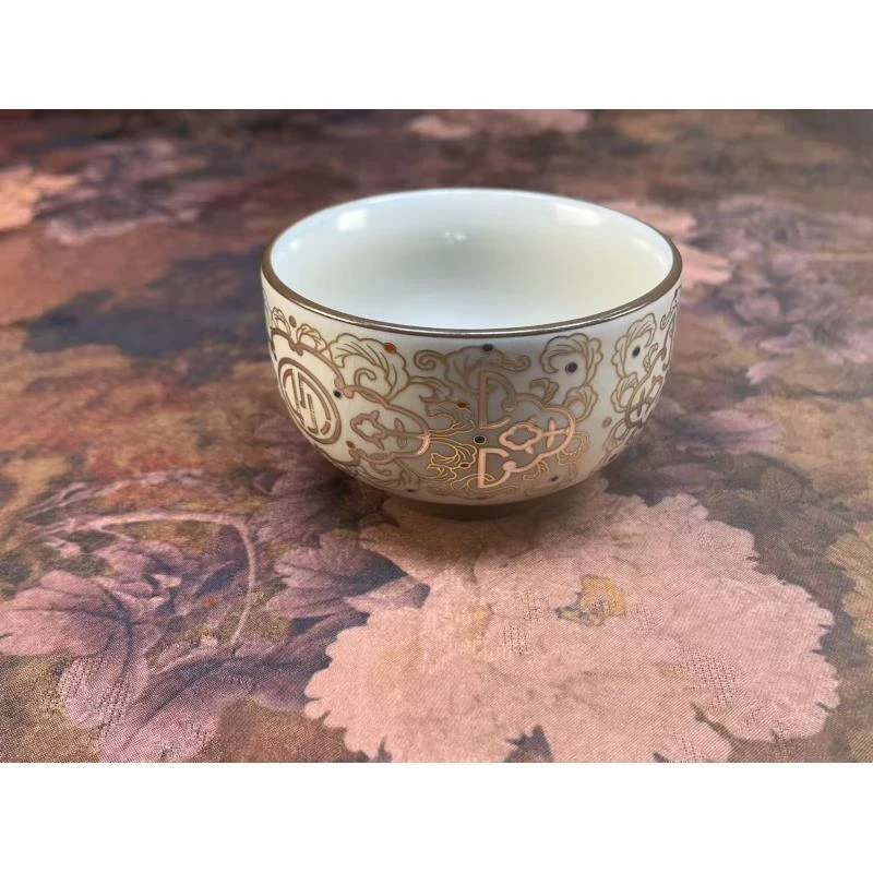 汝窑敦煌欢喜主人杯-6109-直播专享