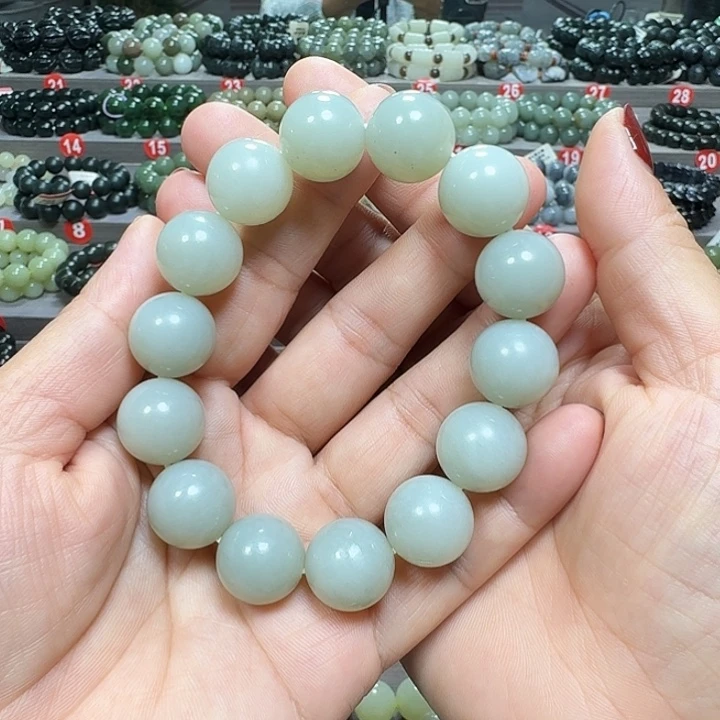 未镶嵌手链和田玉新疆且末料卡16