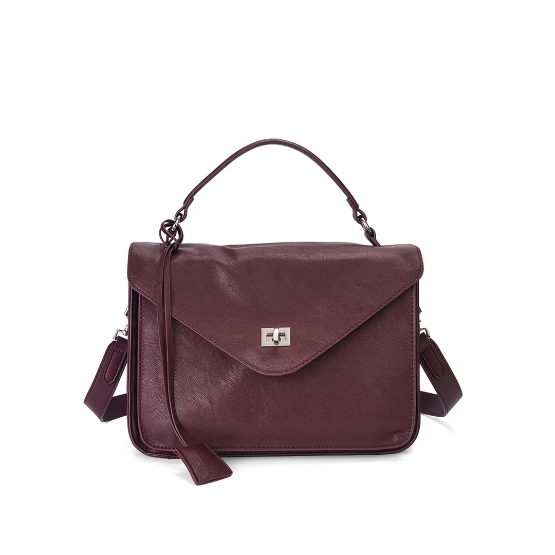 原创设计休闲单肩斜挎包MB-8840西梅紫