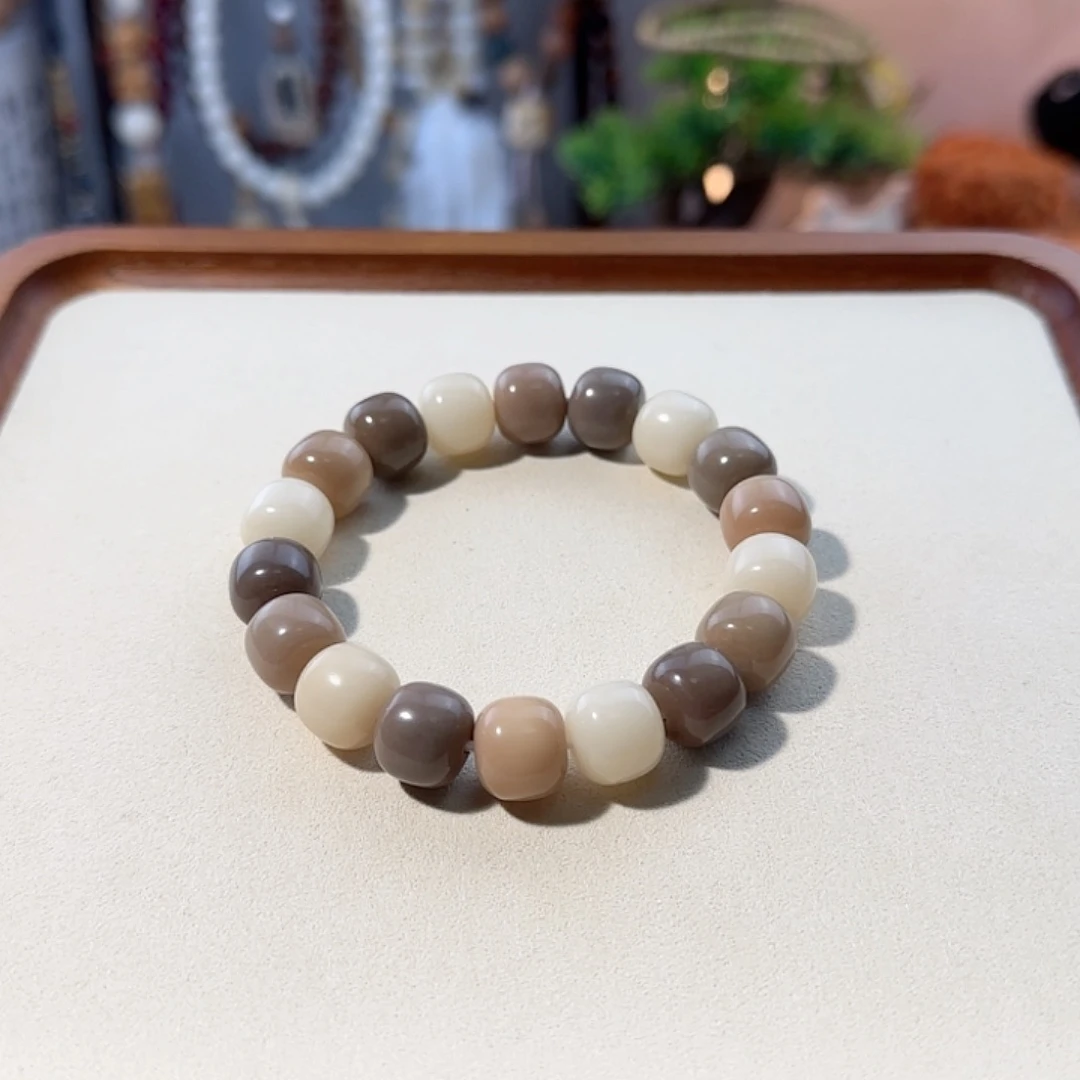 菩提根/象牙果吊坠厚乳拿铁