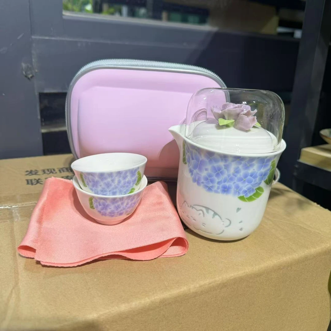 【中国邮政专属链接】绣球花一壶三杯5938