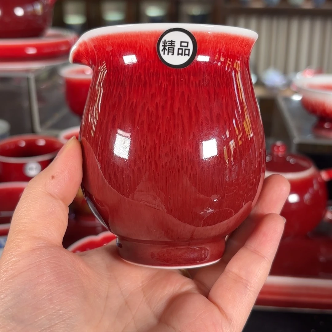 杯子景德镇原矿郎红杯