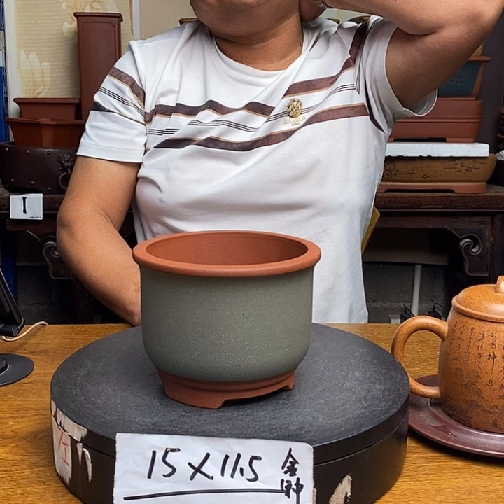 紫砂花盆货号一只K k 5