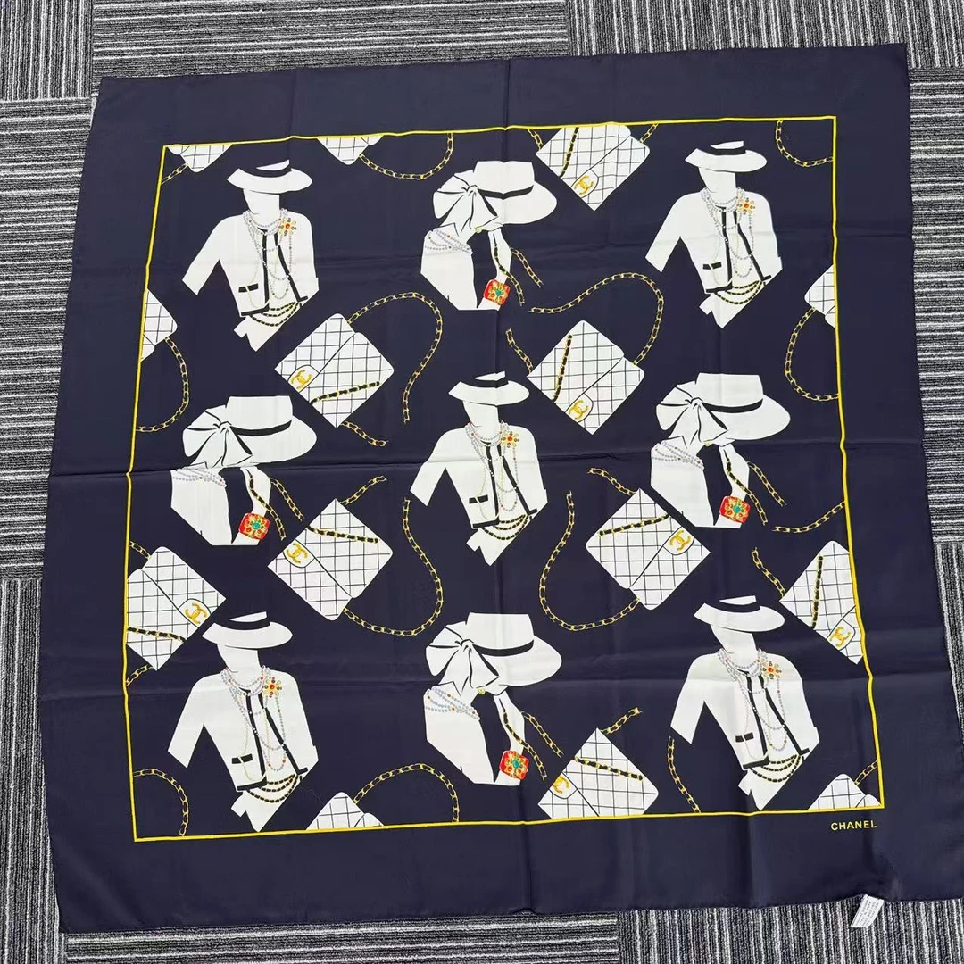 95新 Chanel/香奈儿 Chanel vintage香奈儿中古丝巾