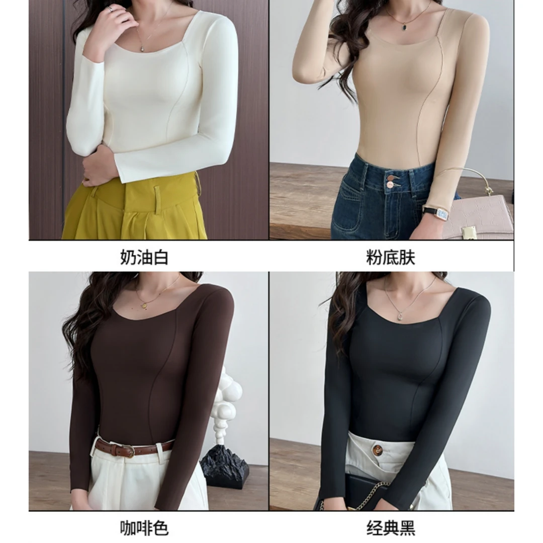 Manmi  方领打底暖肤衣  9995