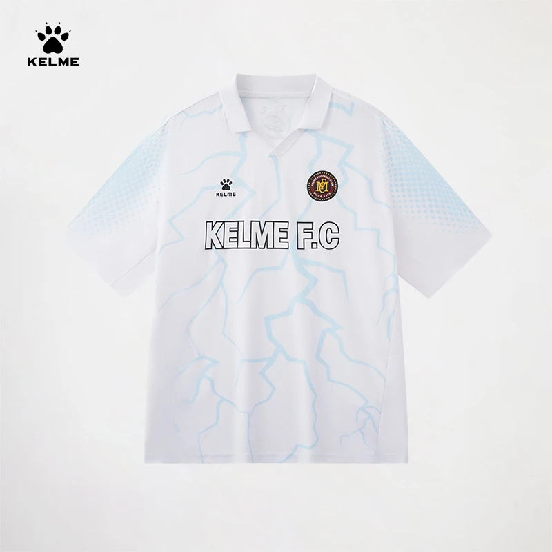 【2025年流光风短袖】卡尔美精选休闲T恤夏季训练运动短袖男女百搭