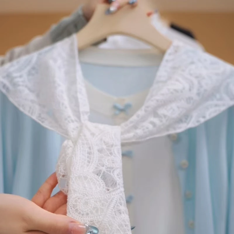 气质百搭蕾丝披肩-S15032-1