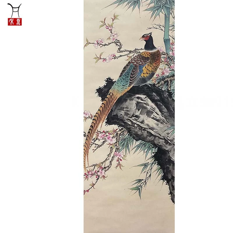 K1007花鸟立轴91x48/3.9平尺