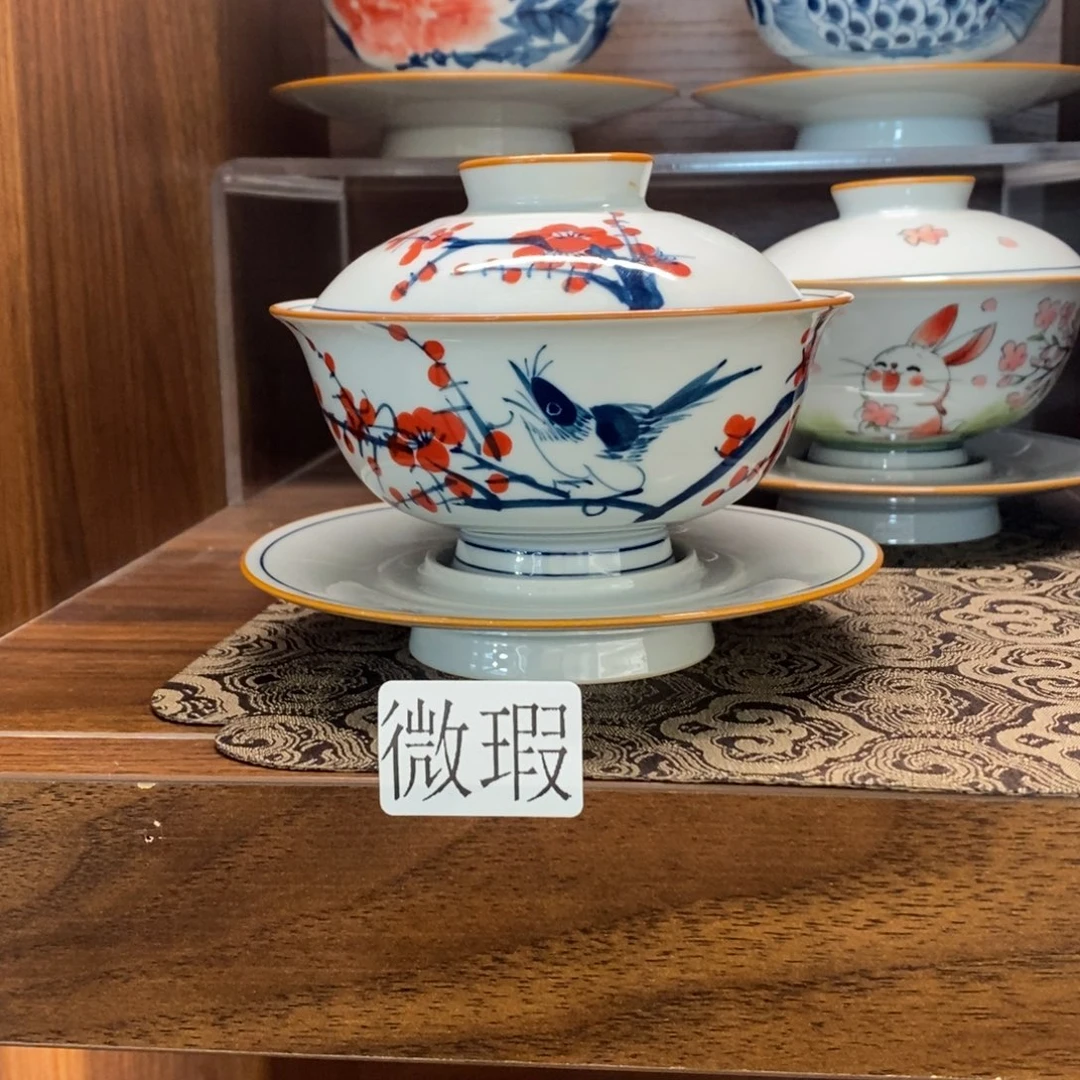 釉下彩手工绘制手工绘制