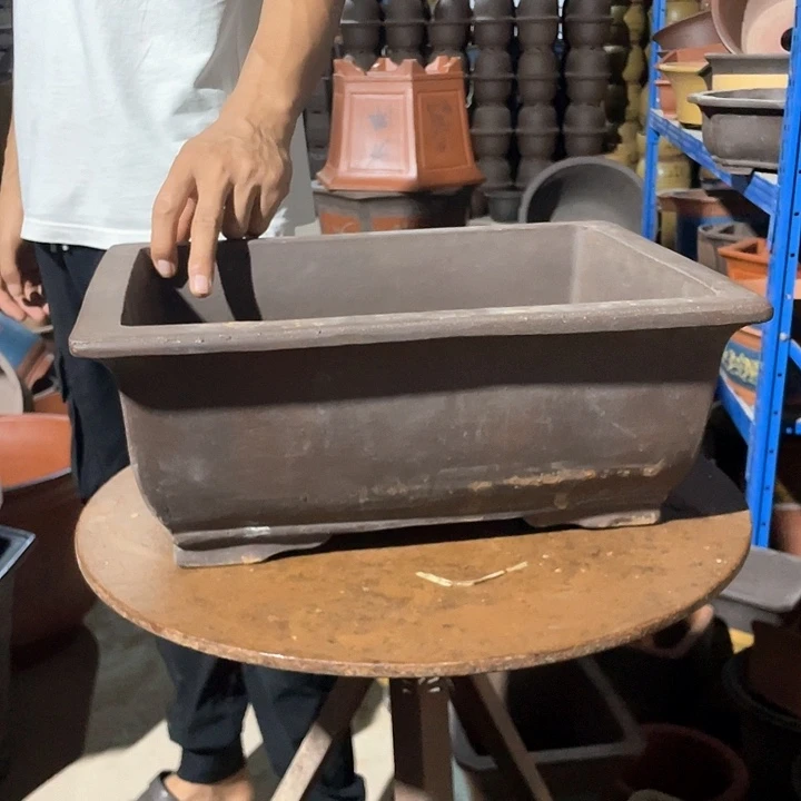 40素面马槽花盆花盆